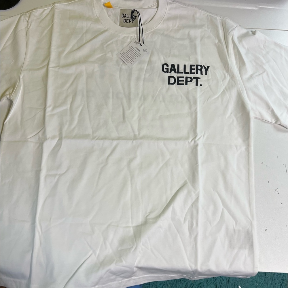 Gallery Dept White Long Sleeve Tee